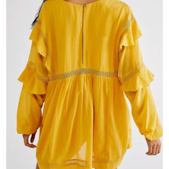 Free People Seashell Skort Romper Dress Endless Summer “Valley Girl” Pink Size L - Picture 3 of 3